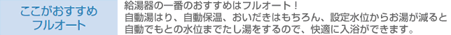 ここがおすすめフルオート