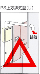 PS上方排気型(U)